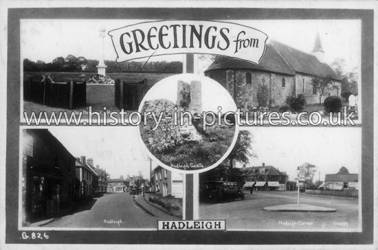 Greetings from Hadleigh, Essex. c.1920's